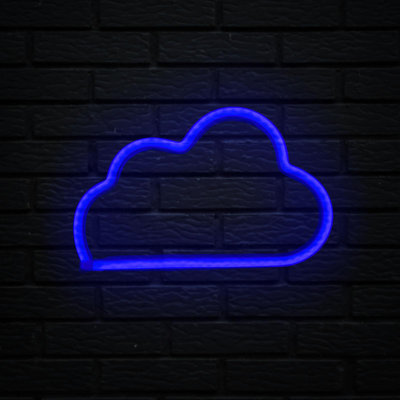 Cloud 19cm LED Neon Sign