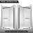 38" W x 38" D x 72" H Semi-Frameless Neo-angle Shower Door with Towel Bar and Fixed Panel-114498930-93688748
