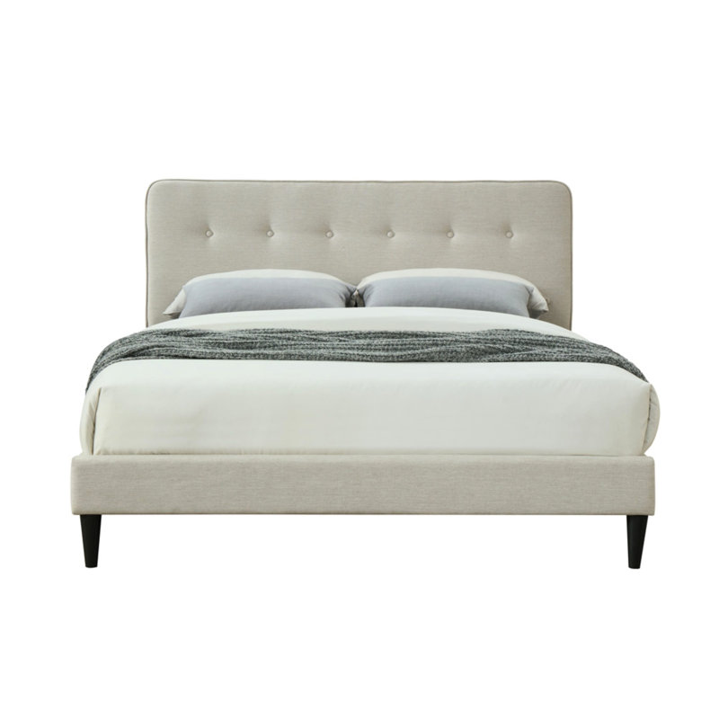Grand lit tapissier Enable Profondeur, 62,1 largeur, 43,75 hauteur, poids de la tête de charge de 72,73 lb