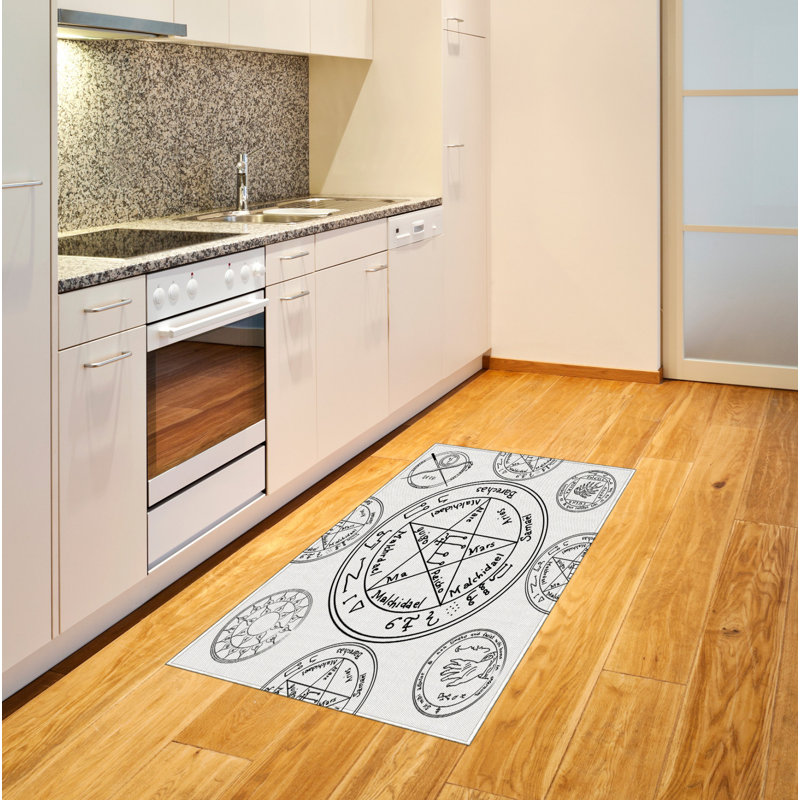 Pentacle High Density Long Fiber Poly Threads Decorative Area Rug Carpet, Rectangle 2'7" x 5'