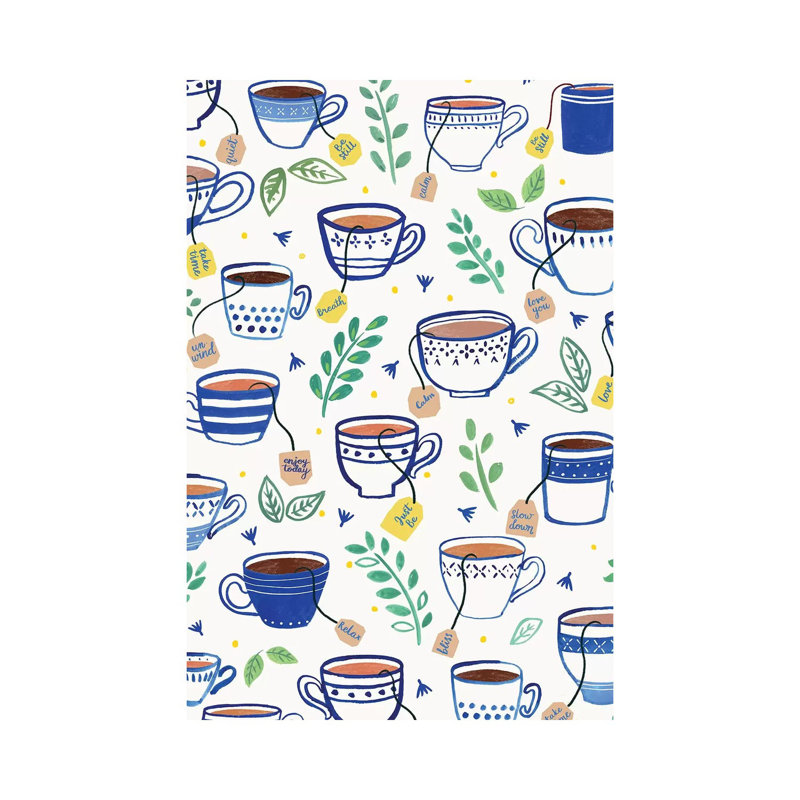 «Home Blue Kitchen VI» par Nancy Mckenzie, reproduction d'art sur toile tendue, H 18 po x l 12 po x 1,5 po