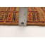 Tapis brun en laine fabriqué à la main kilim Franklin Square