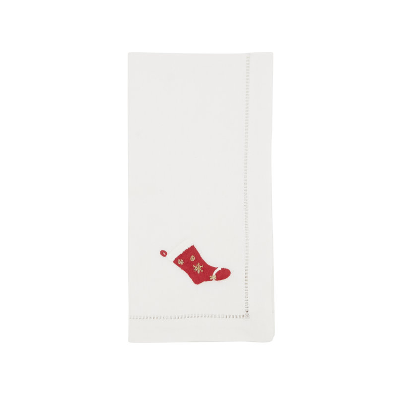 The Broderie Collection 100% Cotton Embroidered Rectangle Napkin