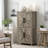 43.3" Tall Storage Sideboard With 4-Doors, Wood Foyer Storage Cabinet, Pantry Cabinet, For Kitchen, Dining Room And Living Room-1915013644