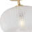 1-Adjustable Clear Glass Industrial Flush mount light
