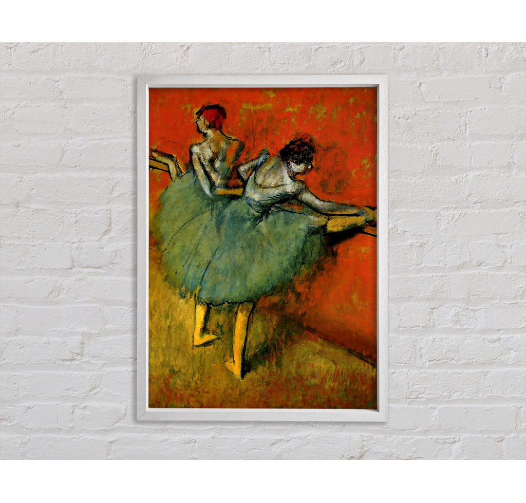 Degas Dancers At The Bar #1 - Einzelner Bilderrahmen Kunstdrucke auf Leinwand