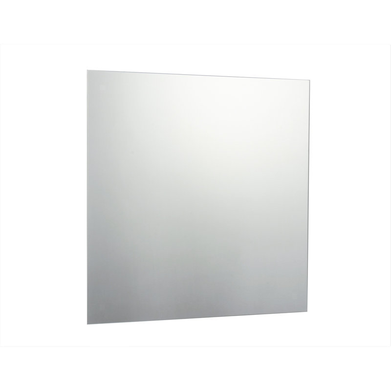 Abixah Flat Wall Mirror, 60cm H x 60cm W