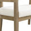 Canapé double capitonné en rotin - 120,6 x 57,2 x 76,8 cm - Boucle, Bois d'hévéa - 1 pièce - Sofa deux places - Beige, Frêne naturel - Structure en rotin