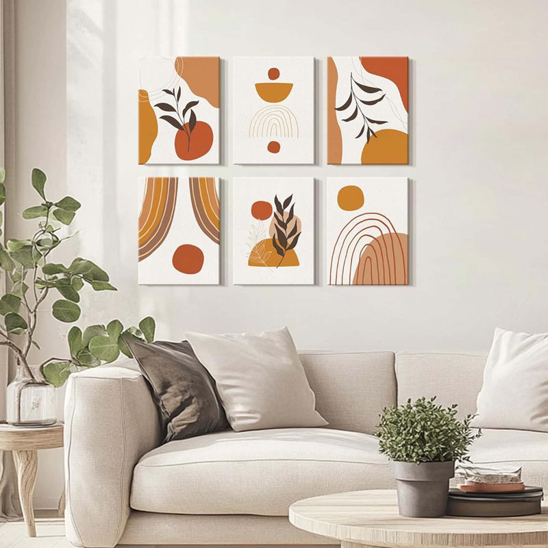 6 Piece Wrapped Canvas Print