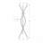 Coat Rack, Hall Tree, Free Standing, 3 Hooks, Entryway, 72"H