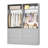 Freestanding 48" Closet System With 6 Wood Drawers-616853757