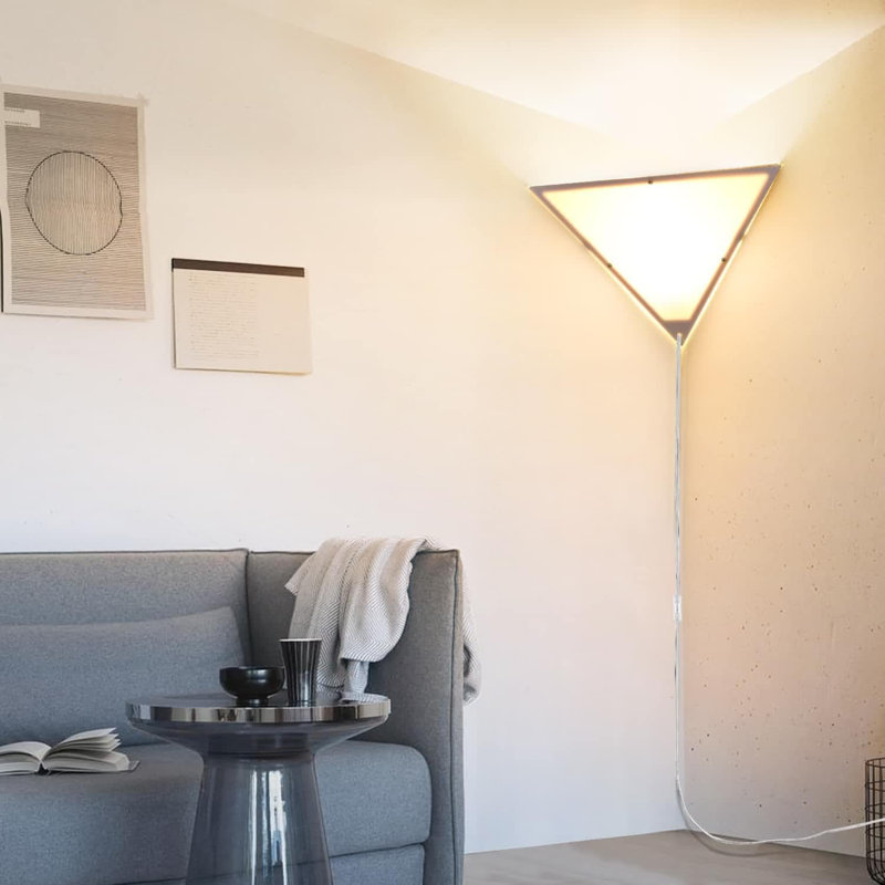 Corner Light With Switch, Ceiling Corner Lights For Living Room, Plug In Ceiling Light, Triangle Shape