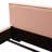 Venus Vertical Channel Tufted Eastern King Bed In Blush Pink Velvet-39218122-39218125