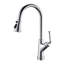 Robinet d'évier de cuisine à poignée simple en acier inoxydable avec bec pivotant sur 360 ° Topcraft-51285820