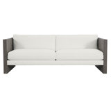 Madura 85.5" Wide Outdoor Teak Patio Sofa with Cushions