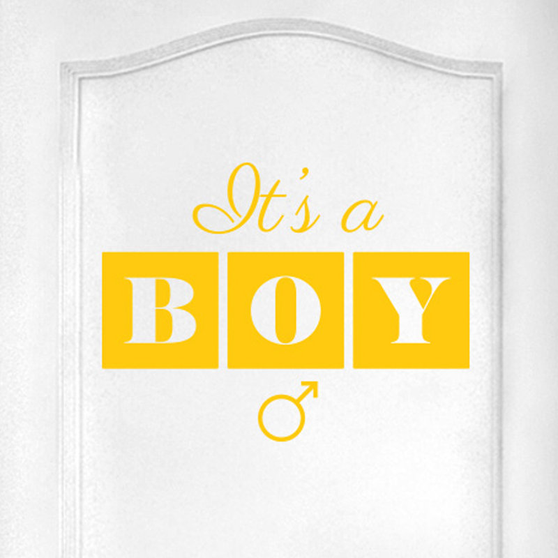 Wall Decal, Dark Yellow