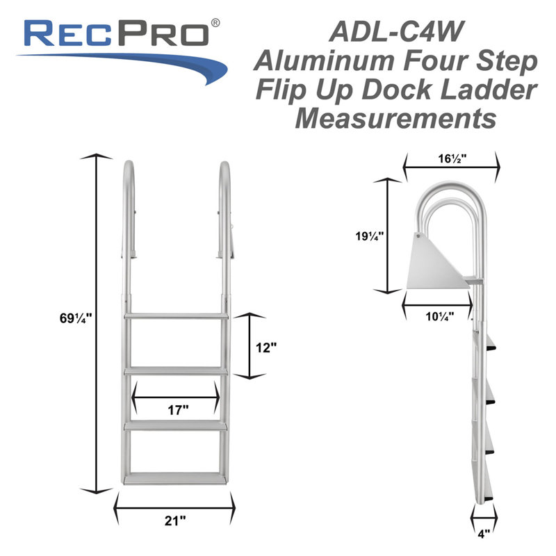 4 - Step Aluminum Small Step Ladder