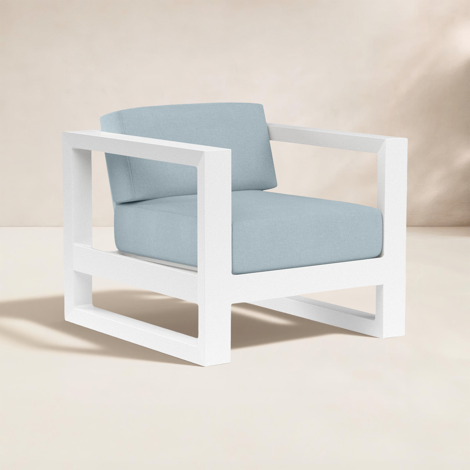Camela Sunbrella® Patio Lounge Chair, Canvas Skyline Sunbrella