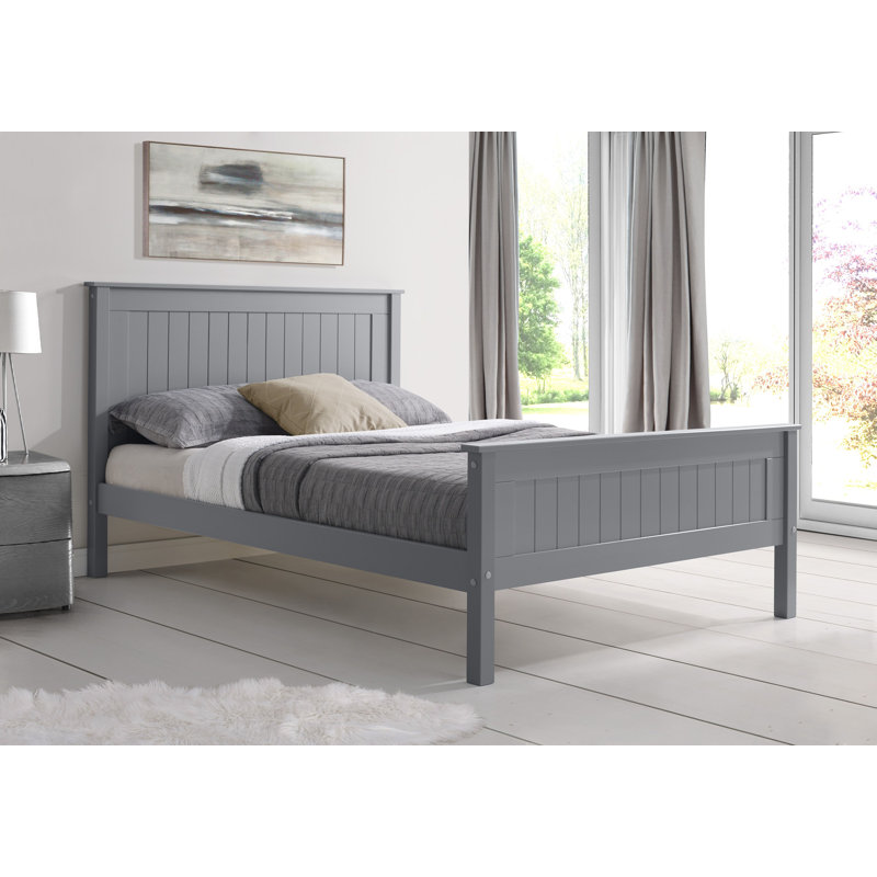 Boyertown Bed Frame, Kingsize (5'), Grey