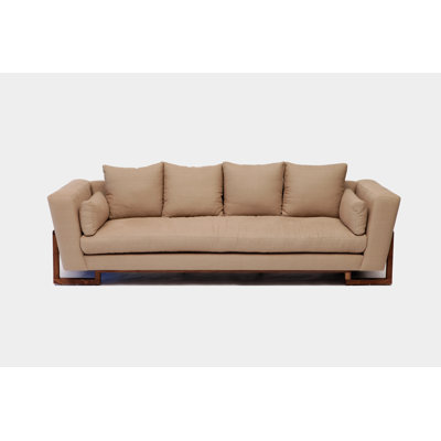 LRG 98'' Velvet Sofa
