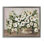 Art mural sur toile flottant avec fleurs traditionnelles traditionnelles par Amanda Hilburn