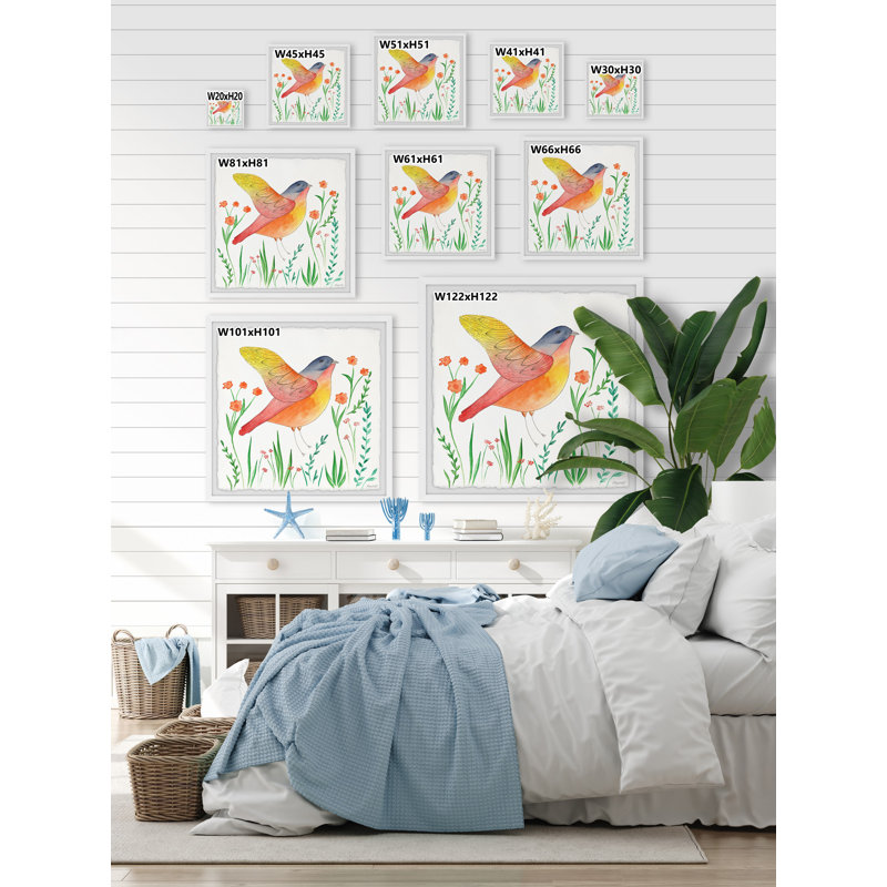 First Flight by Marmont Hill - Single Picture Frame Painting, 81cm H x 81cm W x 3.81cm D