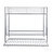 METAL BUNK BED WITH TRUNDLE  SILVER