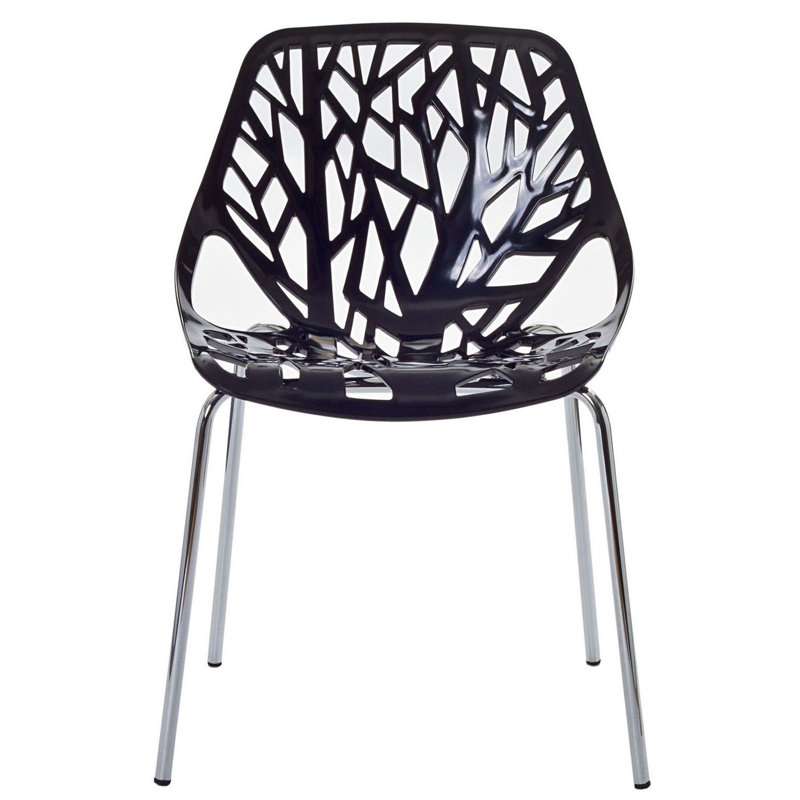 Chaise d'appoint Birds Nest, Noir