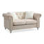 Causeuse élégante beige avec touche moderne-1847327228