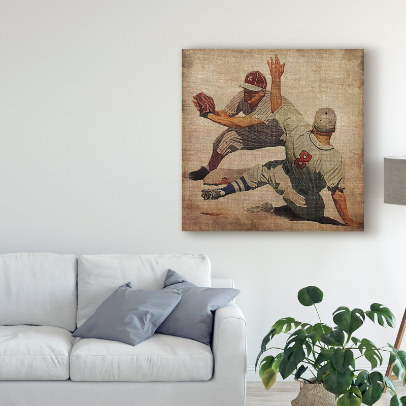 Mid-Century, 24" H x 24" W x 2" D