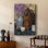 Still Life with Dried Flowers I -Custom Wrapped Gallery Cavas