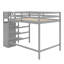 Lit mezzanine double avec garde-robe-76441297
