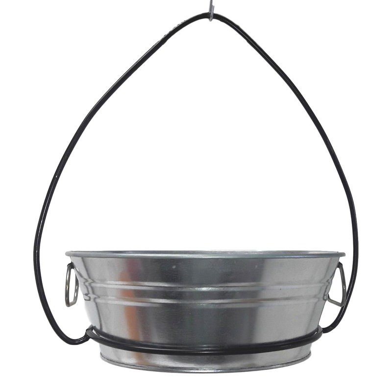 Ensemble de 4 pots à fleurs suspendus en métal dhairya