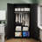 36 Inch Wide Metal Wardrobe Cabinets Storage Cabinets with Lock-349473209
