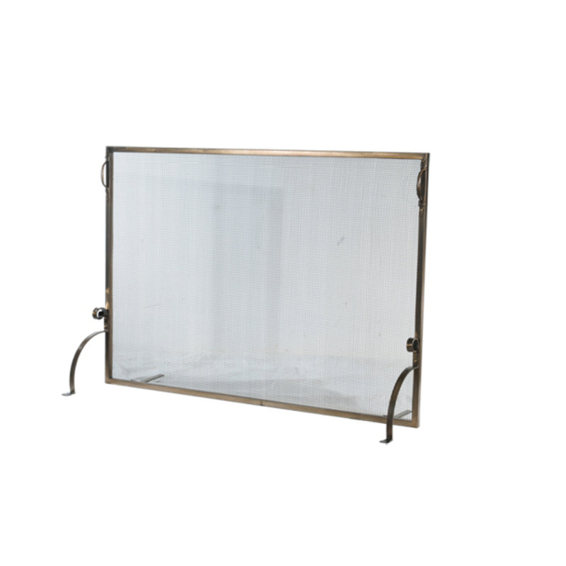 Prime 42" Height 1 Panel Steel Fireplace Screen