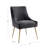 19'' H Velvet Upholstered Metal Parsons Chair-1322090724-1340082582