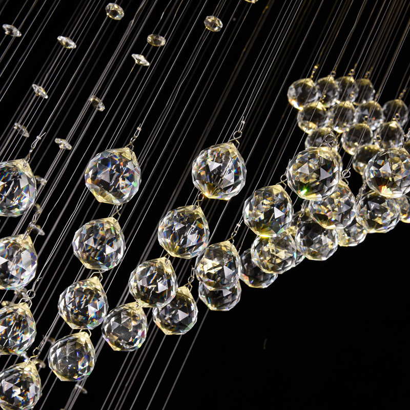 Almeta Luxury Crystal Flush Mount Ceiling Light