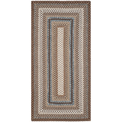 Tapis d'intérieur / extérieur géométrique tissé à la main Liptak