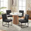  Ensemble de 4 chaises d'appoint 19,5 po en chenille-689483828-680317806