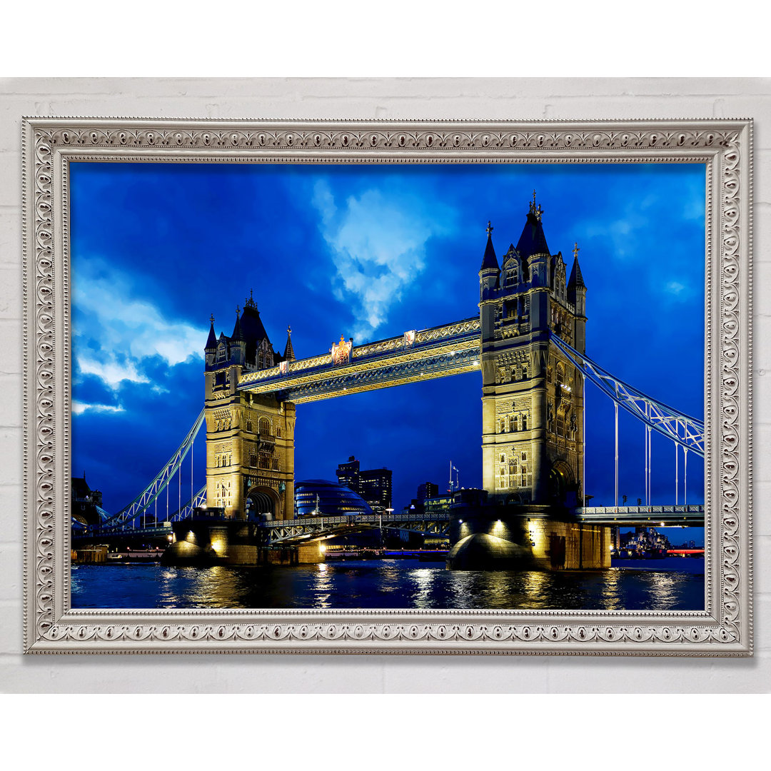 London Bridge Blauer Abendhimmel - Druck