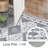 Machine Washable Rug with Rubber Backing for Living Room Oriental Non-Slip Area Rug Easy-Cleaning Vintage Floor Carpet for Bedroom Dining Room-1384993898