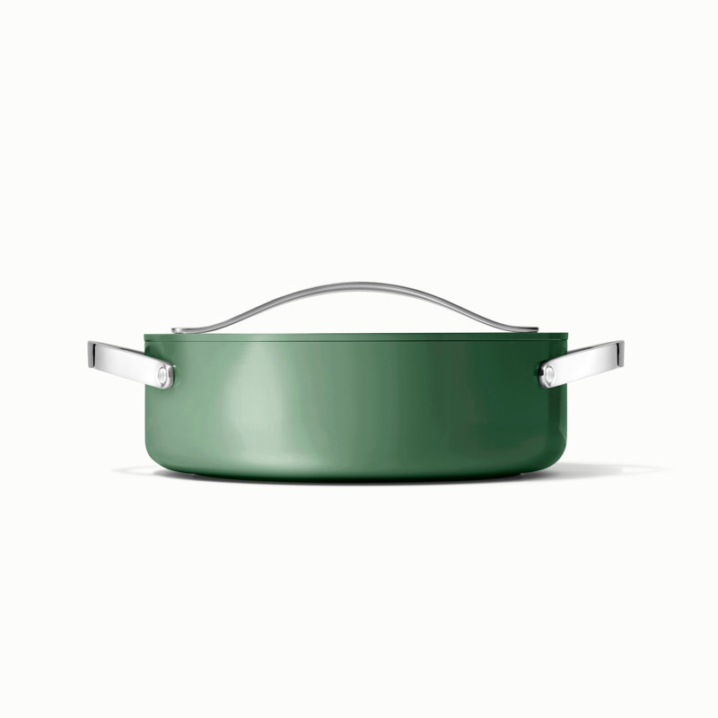 Caraway 6Qt Nonstick Ceramic Rondeau Pan W/ Lid, Sage