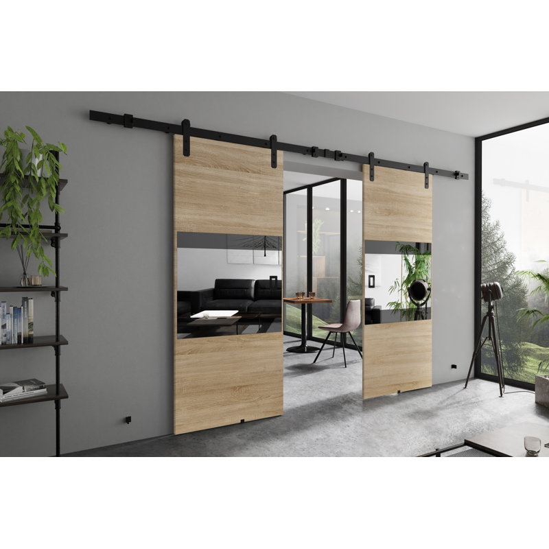 Door, 212cm x 205cm, Light Brown
