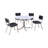 Kimlee 4 - Person Pedestal Dining Set-1020658211