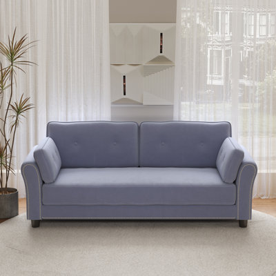 Isela 79'' Velvet Loveseat
