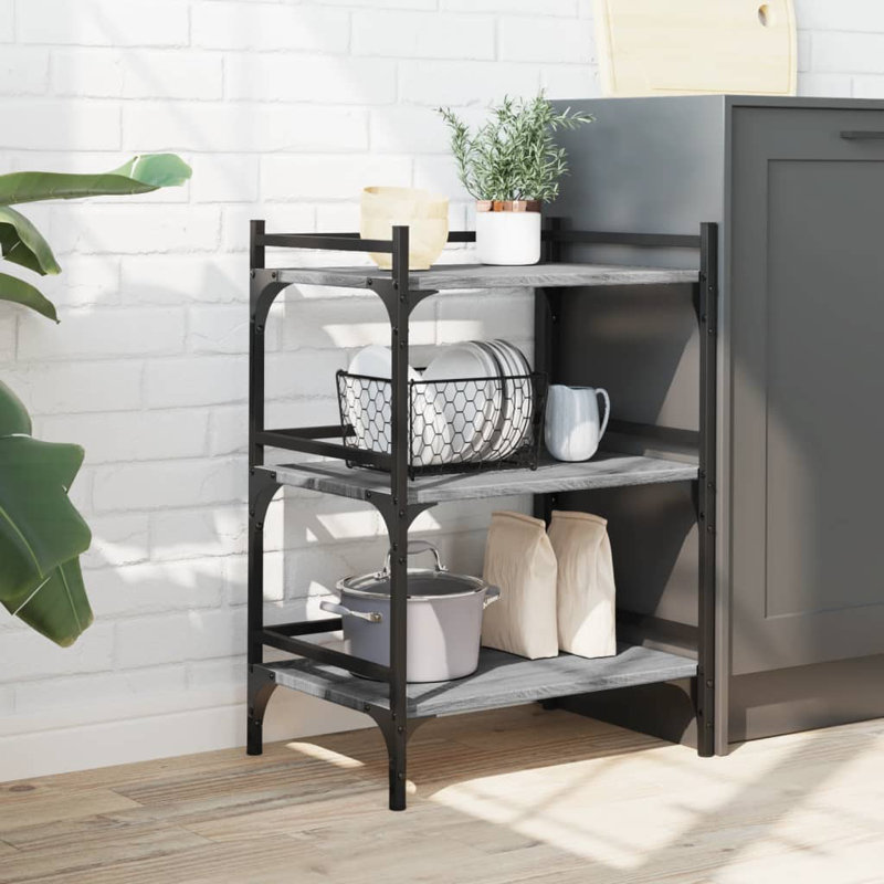 Kitchen Serving Cart, Grey Sonoma