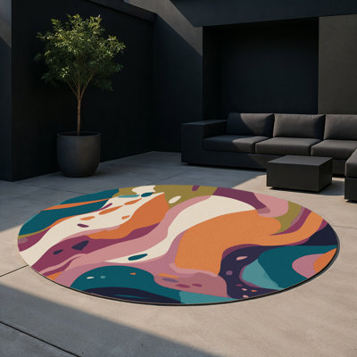 Tapis intérieur et extérieur Prism Arc