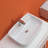 WS Bath Collections Tribeca 17'' Glossy White Ceramic Specialty Bathroom Sink