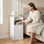 Solid Wood Square Accent Cabinet
