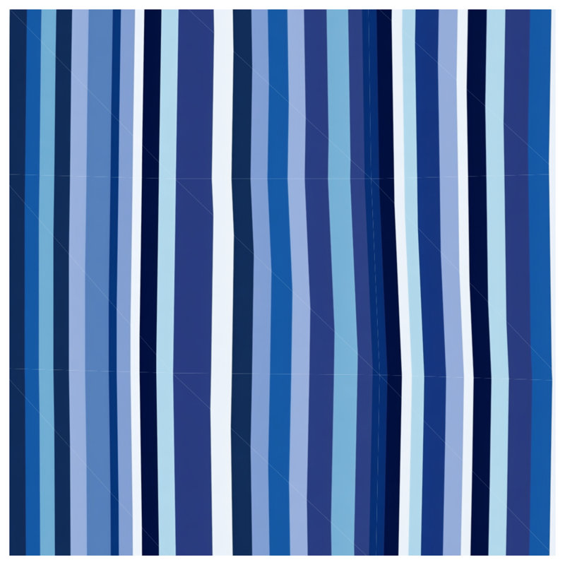 Jeté en molleton Stripes - Jeté à motif pour canapés ou lits, L 51 po x H 60 po